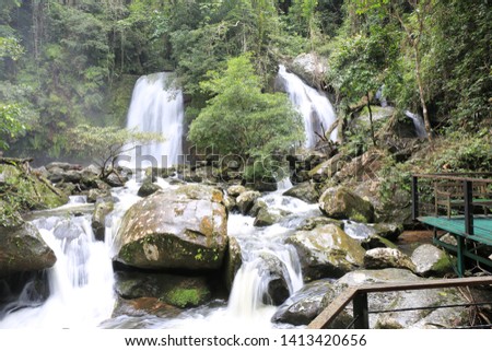 Pretty nature water fall picture