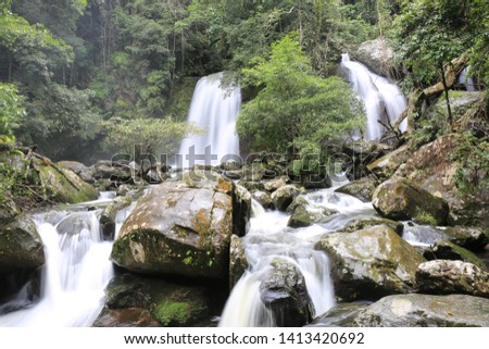 Pretty nature water fall picture