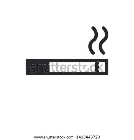 cigarette illustration icon vector symbol, eps 10