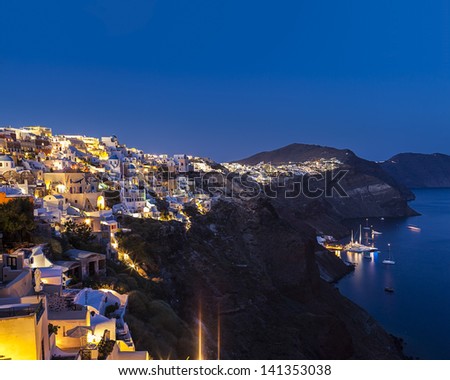 Oia village , Santorini island, Greece
