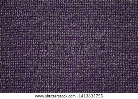 Gray vintage knit fabric texture as background