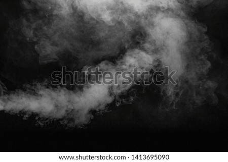 
Smoke on a black background HD texture background, white smoke,