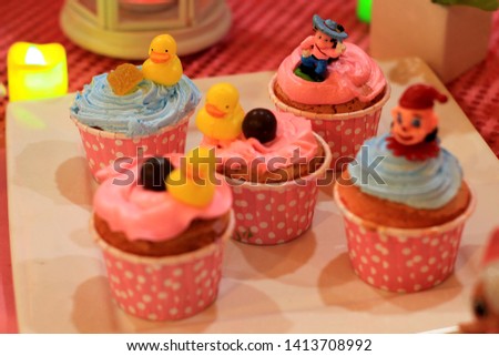various cup cake, suitable for birthdays