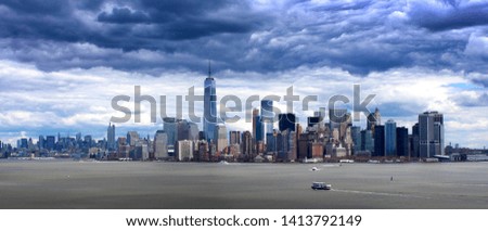 Skyline of Manhattan, New york city /  USA