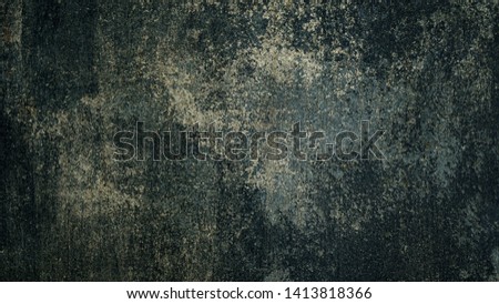 Surface grunge rough and dirty stain of the old pavement concrete floor, Texture background, Top view