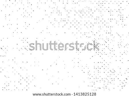 Old Pattern Grunge Texture Background, Grungy Abstract Dotted Vector, Halftone Overlay Monochrome