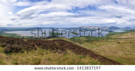 Conic Hill, Balmaha, West Hiland Way Track, long distance hike - Scotland, UK Royalty-Free Stock Photo #1413837197