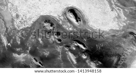 the fear, allegory, abstract naturalism, Black and white photo, abstract photography of landscapes of the deserts of Africa from the air, aerial view, contemporary photographic art, 