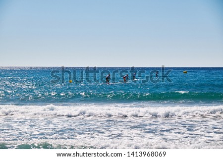 Paddle surf in San Jose, Almeria.  
