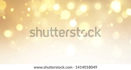 Christmas and Happy new year on blurred bokeh with snowfall banner background 