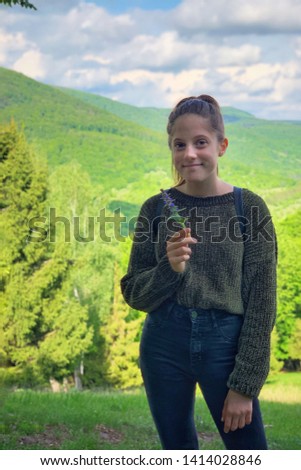 Girl portrait photography in nature