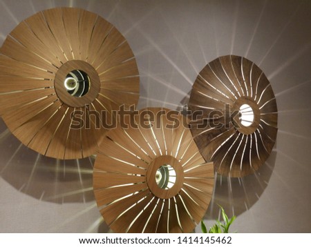 Umbrella Wood Light for Interior Design - Picture 1
