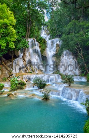 Kuang si waterfall is the biggest & most gorgeous falls in Luang Prabang. The purity water & the glamour of nature make this waterfall well-known & attract people from all around the world to visit.