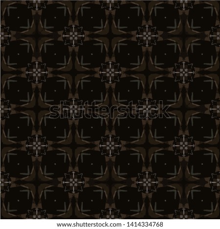 Geometric abstract mosaic seamless pattern with tiles and simple shapes for fashion. Abstract dynamic retro tiles background