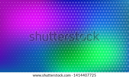 Abstract halftone background of small symbolson colored spots