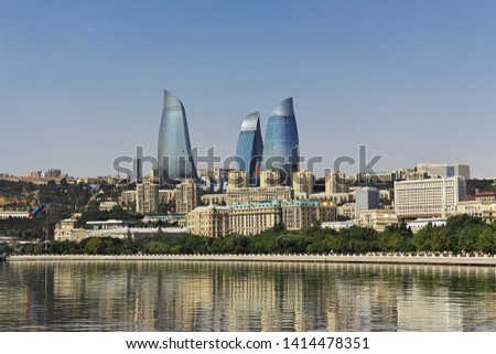 The view on Baku city, Azerbaijan