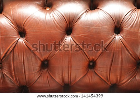 Brown leather texture - background