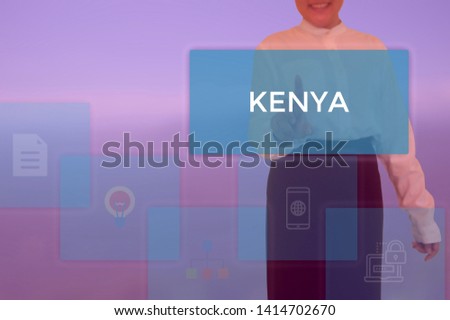 KENYA - technology and business concept
