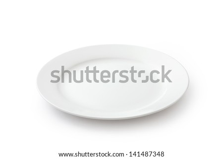 Empty plate Royalty-Free Stock Photo #141487348