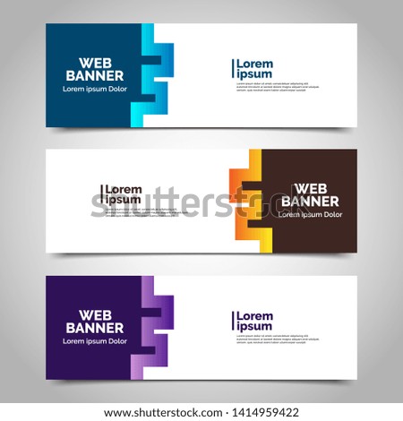 abstract vector banners.modern template design for web