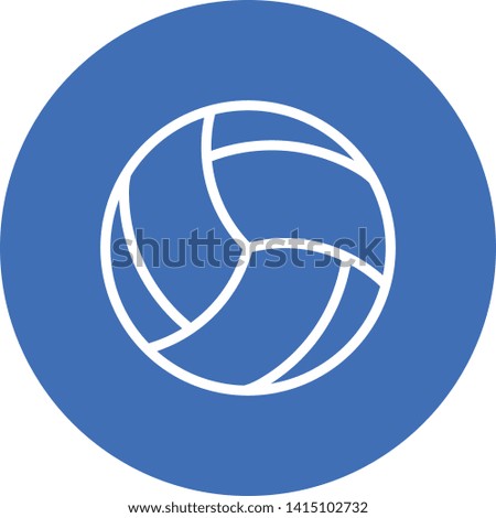 Volleyball Team Sport Outline Icon
