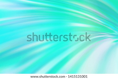 Light Blue, Green vector blurred shine abstract template. Creative illustration in halftone style with gradient. New style for your business design.