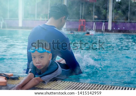 ADHD child be concentration learning with hydro therapy