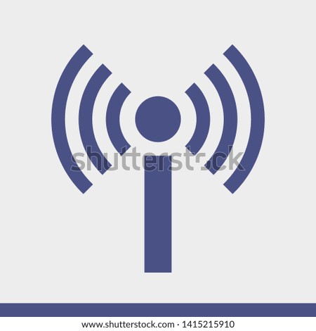 Wi Fi Icon, wireless Icon. Wi fi signal sign modern web icon. Wi Fi network icon. 
