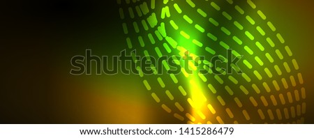 Shiny neon lines techno magic futuristic background, magic energy space light concept, abstract background wallpaper design, vector illustration