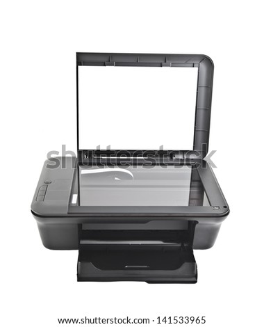printer isolated against a white background