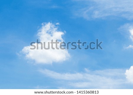 Blue sky with cloud,summer sky,nature background.