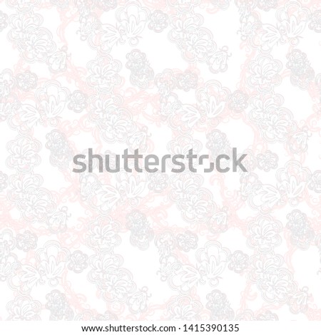 beautiful greeting card with delicate pattern. vector illustration.