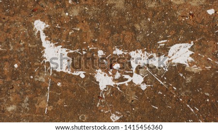 Walls and surfaces of cracks of cement