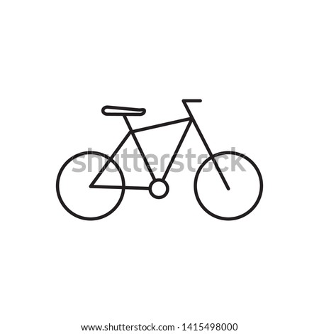 bicycle icon vector illustration template