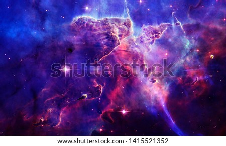 Erosion Galaxy - Elements of this Image Furnished by NASA
