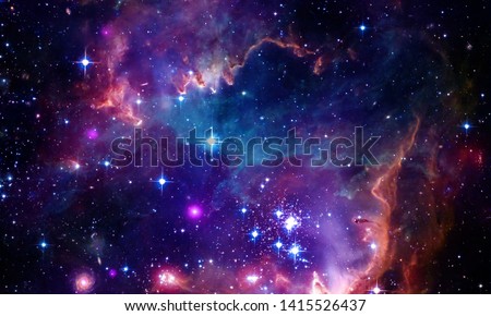 Starry Night - Elements of this Image Furnished by NASA