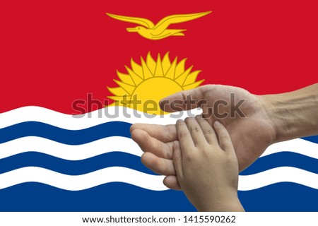 FlFlag of Kiribati, intergration of a multicultural group of young people