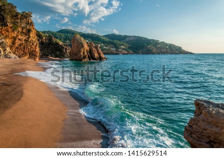 Costa Brava coast region - Catalunia - Spain Royalty-Free Stock Photo #1415629514