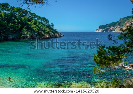 Costa Brava coast region - Catalunia - Spain Royalty-Free Stock Photo #1415629520
