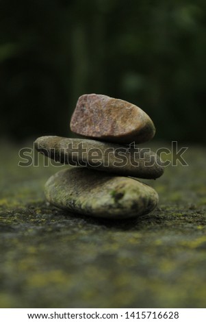 Stone on stone on stone