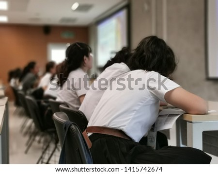 Photo of students studying 
