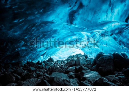Llewellyn Glacier Ice Caves, Canada