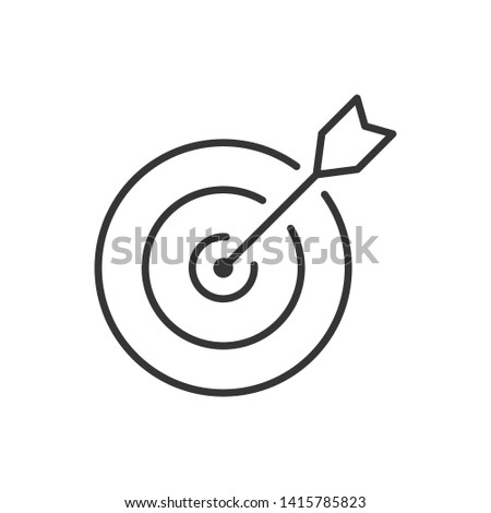 Target / Dart Icon Vector Illustration