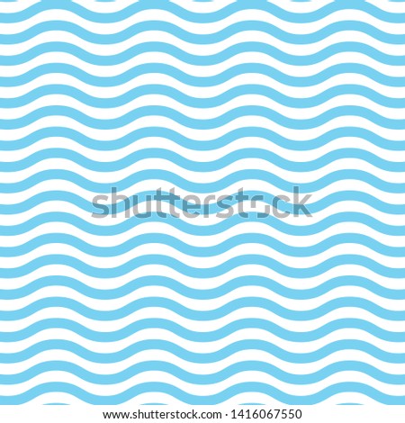 Wave pattern. Seamless wavy line pattern.