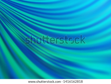 Light BLUE vector background with liquid shapes. Geometric illustration in marble style with gradient.  Marble design for your web site.
