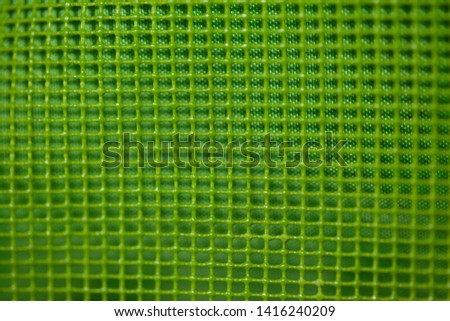 macro picture of Green plastic bag texture