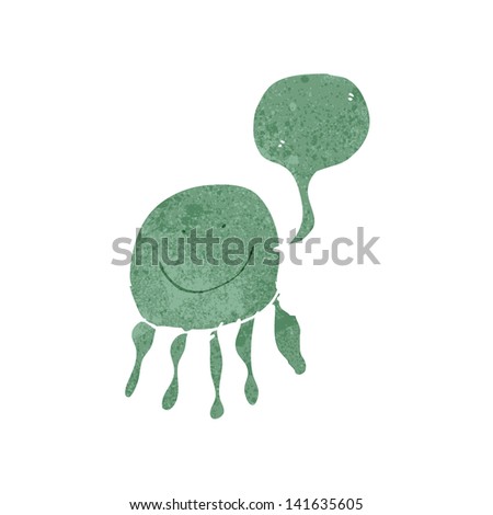 child's drawing of a jellyfish