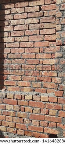 Brickwork is masonry produced by a bricklayer, using bricks and mortar. Typically, rows of bricks—called courses— are laid on top of one another to build up a structure such as a brick wall. ...