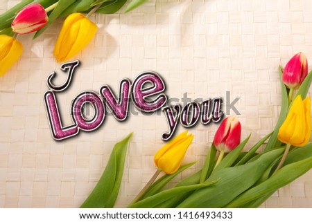 beautiful valentine card to show love massage. happy valentine day 