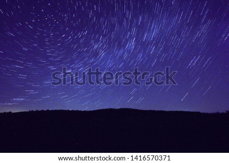 nature Mountain milkyway Stars night
